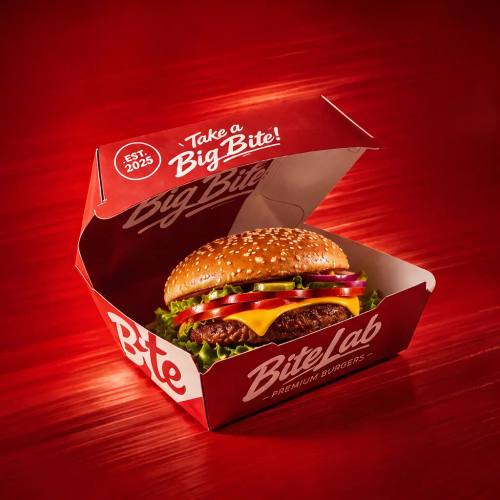 Burgerbox mit Logo