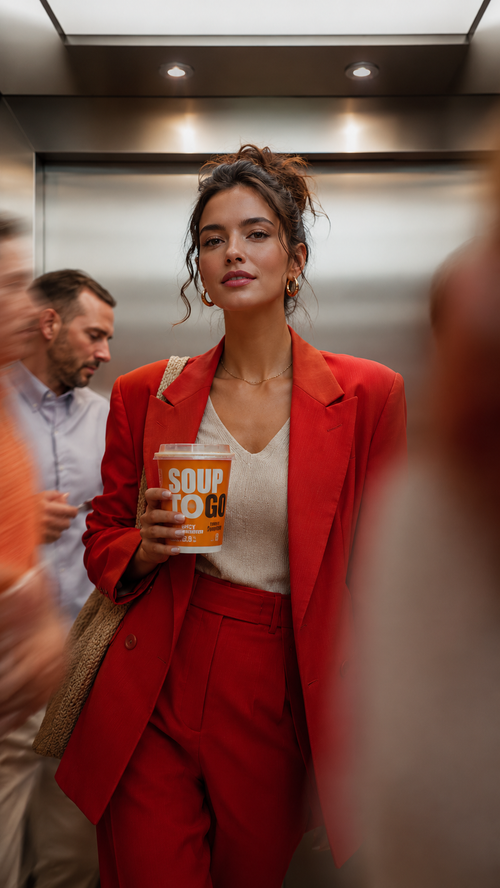 Suppenbecher mit Logo